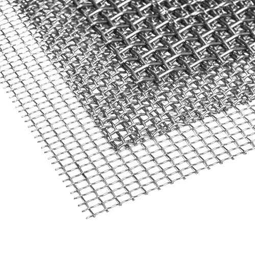Сетка рифленая канилированная 14x14x3,6 12Х18Н10Т нержавеющая Р ГОСТ 3306-88